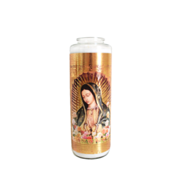 General Wax 6-Day Glass Prayer Candle -