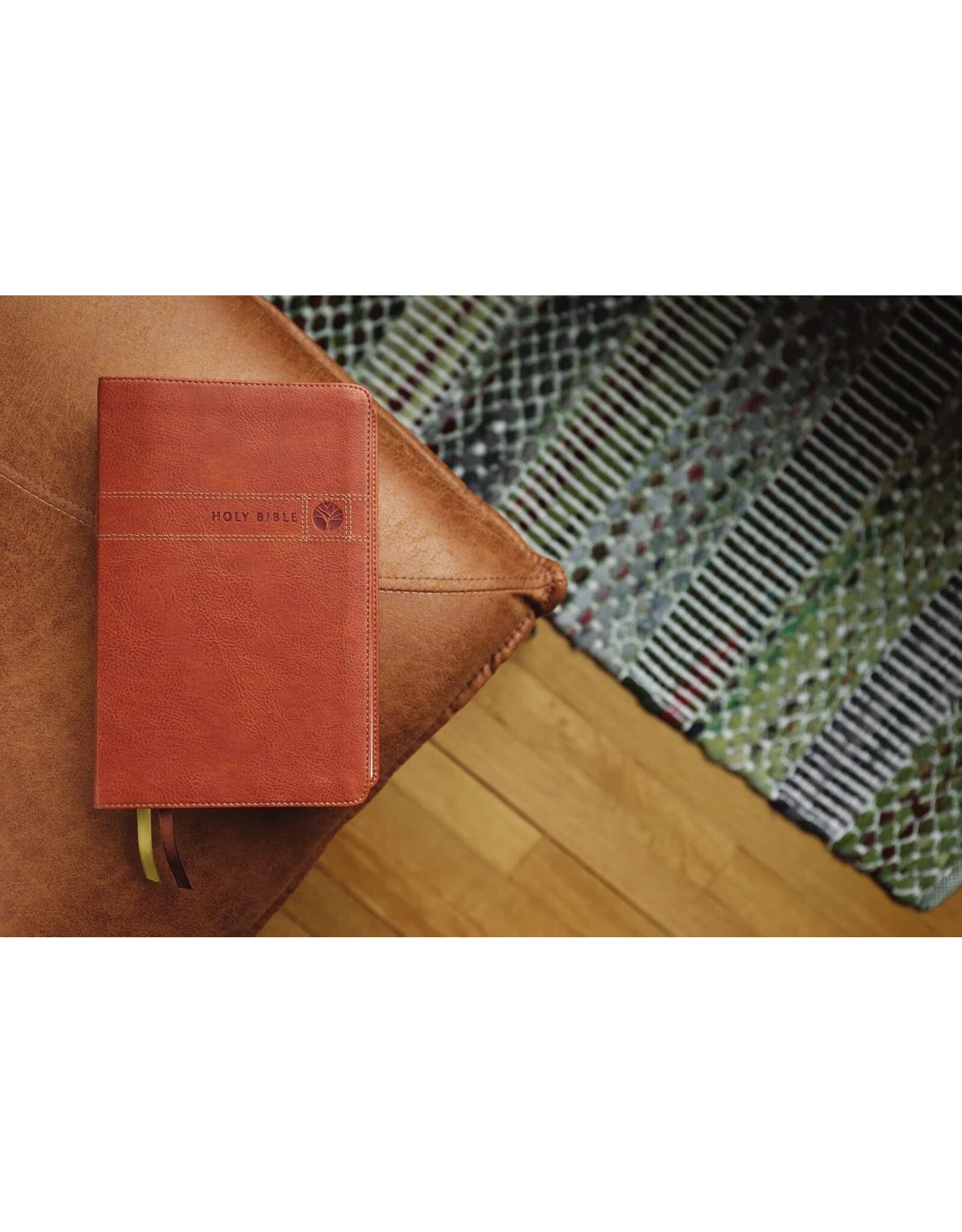 Zondervan NIV, Men's Devotional Bible, Leathersoft, Brown, Comfort Print