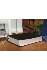 Zondervan NIV, Men's Devotional Bible, Leathersoft, Black, Large Print