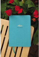 Zondervan NIV, Women's Devotional Bible, Leathersoft, Teal, Large Print