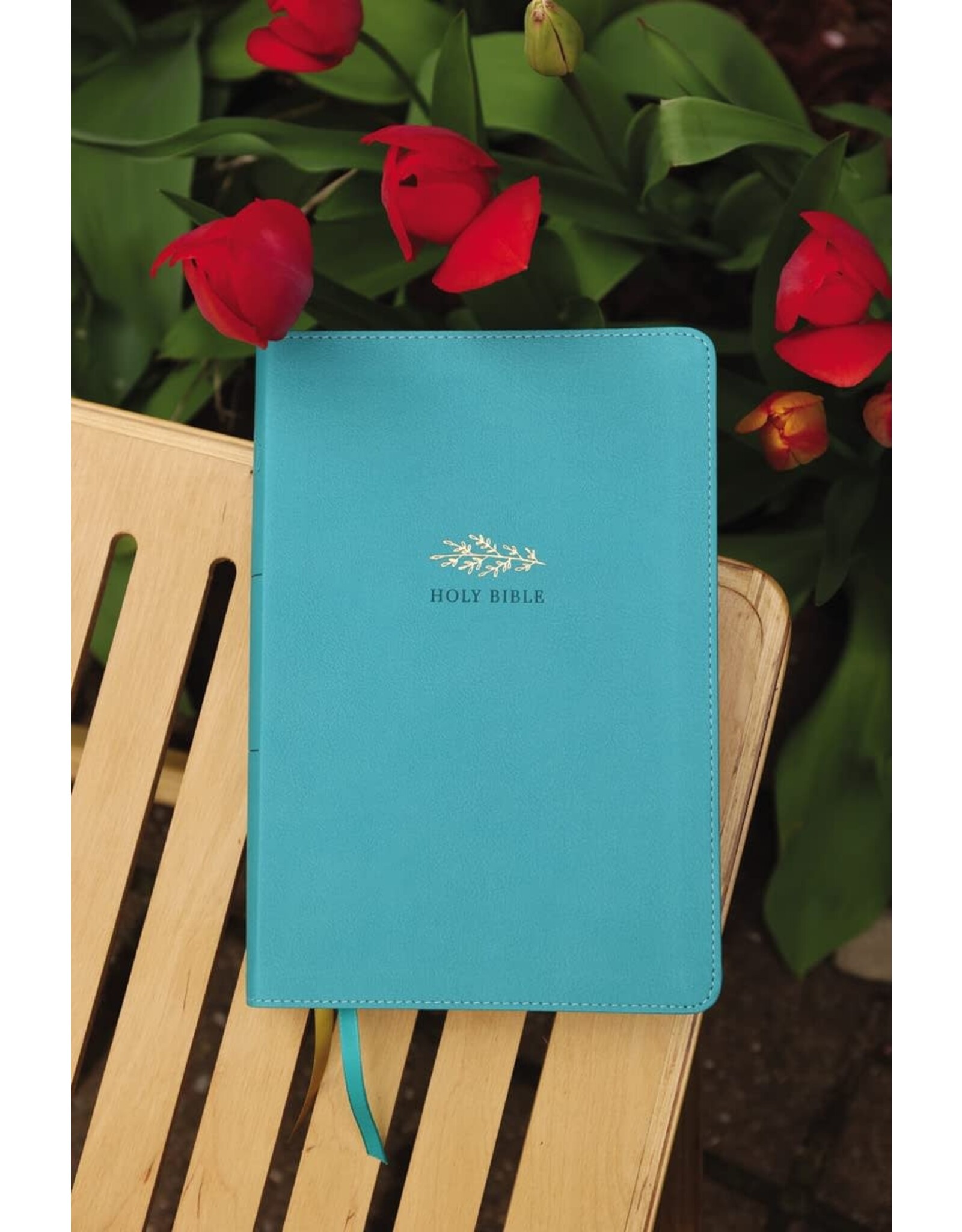 Zondervan NIV, Women's Devotional Bible, Leathersoft, Teal, Large Print