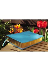 Zondervan NIV, Women's Devotional Bible, Leathersoft, Teal, Large Print