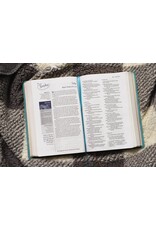 Zondervan NIV, Women's Devotional Bible, Leathersoft, Teal, Large Print