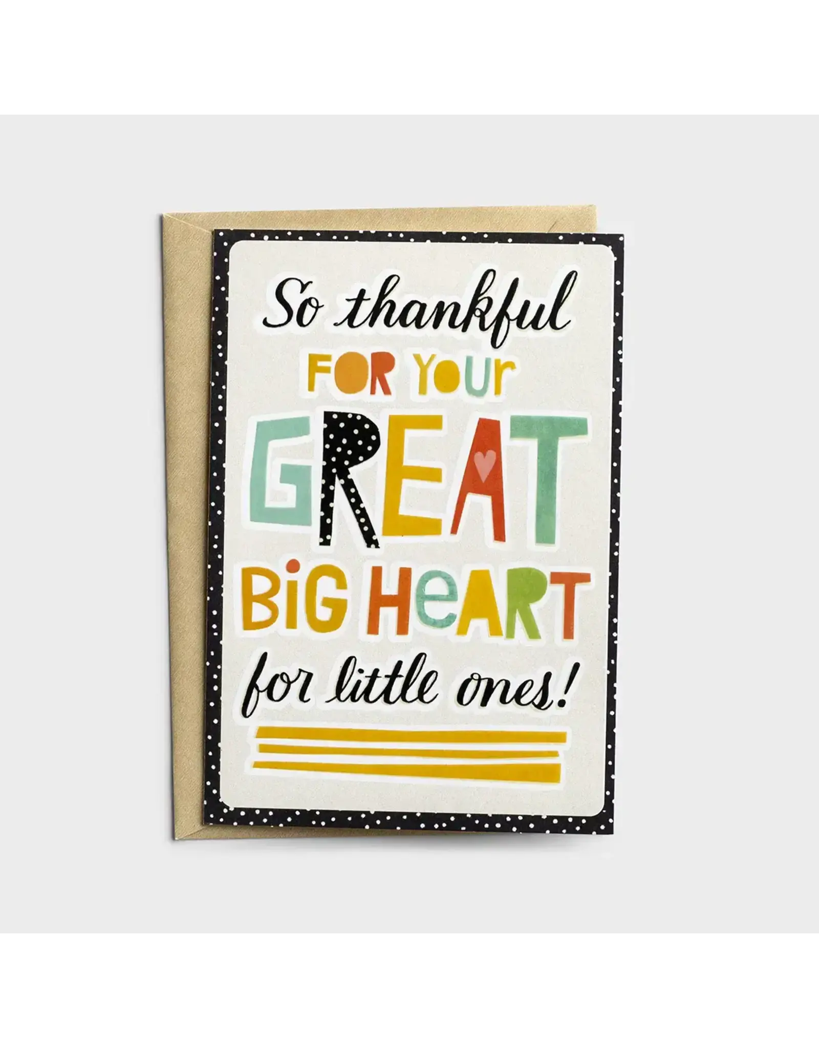 Dayspring Children's Ministry Appreciation Card - Great Big Heart