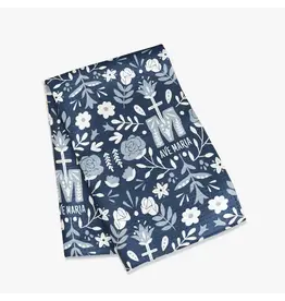 Sock Religious Dish Towel - Ave Maria Pattern