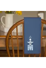 Sock Religious Dish Towel - Marian Monogram, Navy