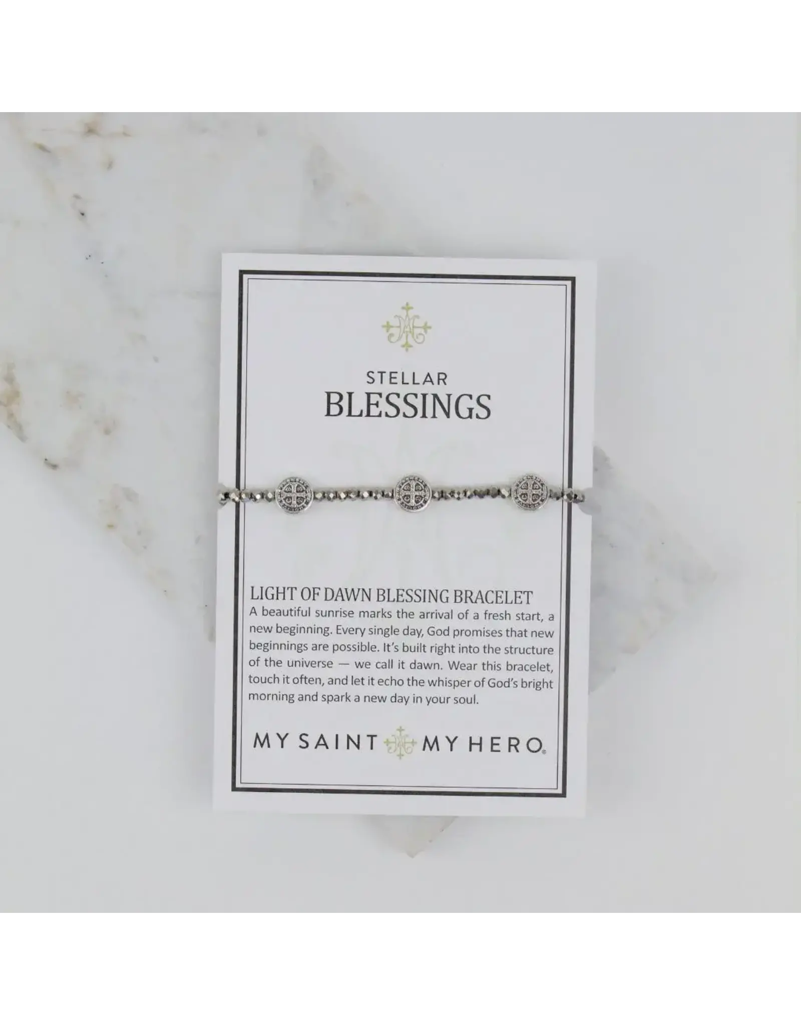 My Saint My Hero Bracelet - Stellar Blessings, Light of Dawn (Silver)