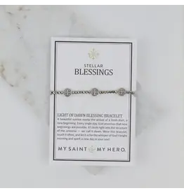 My Saint My Hero Bracelet - Stellar Blessings, Light of Dawn (Silver)