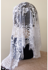 Veils by Lily Veil - Ave Maria Italian Devotional, White