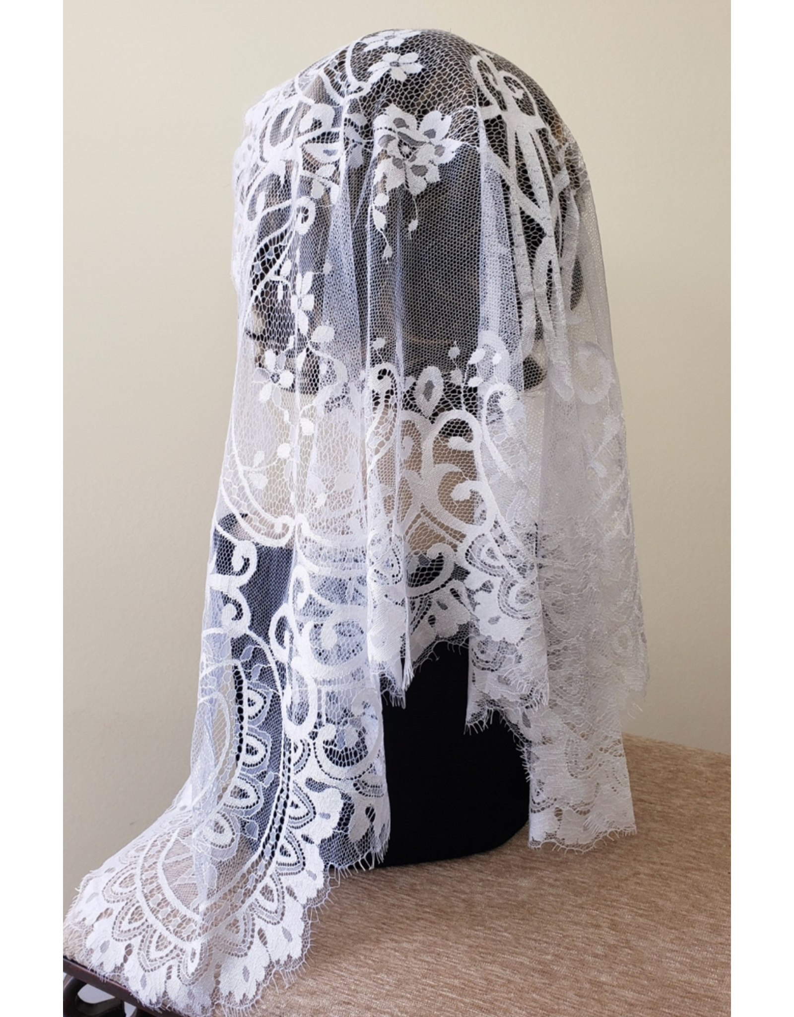 Veils by Lily Veil - Ave Maria Italian Devotional, White