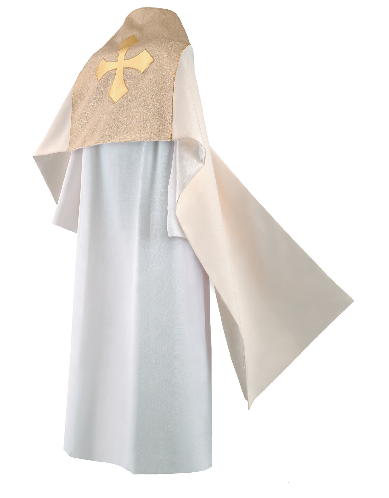 Theological Threads Humeral Veil - Festive, Cream/Gold