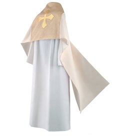 Theological Threads Humeral Veil - Festive, Cream/Gold