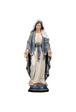 Ulpe Our Lady of Miracles (Grace) Statue - 14" (Hand-Carved Wood, Colored)