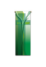 Slabbinck Banner - Green with Cross Motif