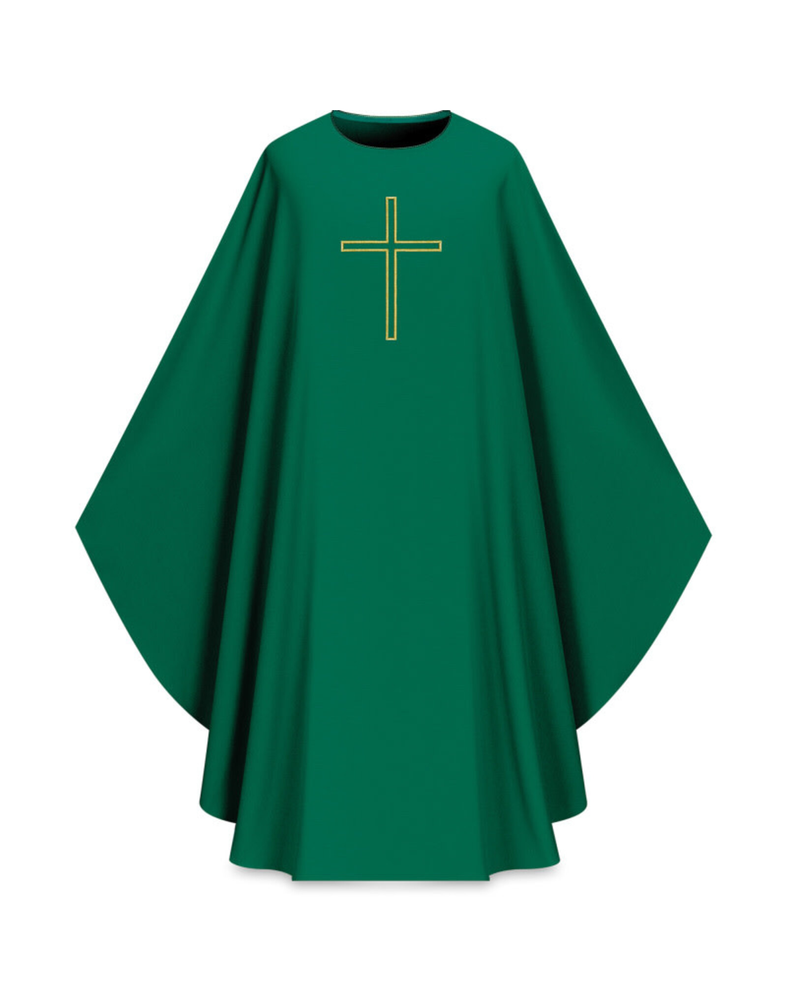 Slabbinck Chasuble - Embroidered Cross, Assisi Collection