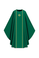 Slabbinck Chasuble - Embroidered Cross & Orphrey, Assisi Collection -