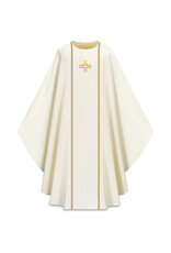 Slabbinck Chasuble - Embroidered Cross & Orphrey, Assisi Collection -