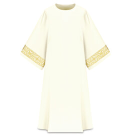 Slabbinck Dalmatic - Embroidered Orphrey on Sleeves, Assisi Collection -
