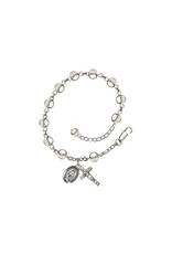 Bliss Rosary Bracelet - Miraculous Medal 6mm Sterling Silver