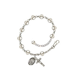 Bliss Rosary Bracelet - Miraculous Medal 6mm Sterling Silver