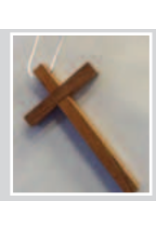 Solivari Pendant - Cross on Cord (4" Cross)