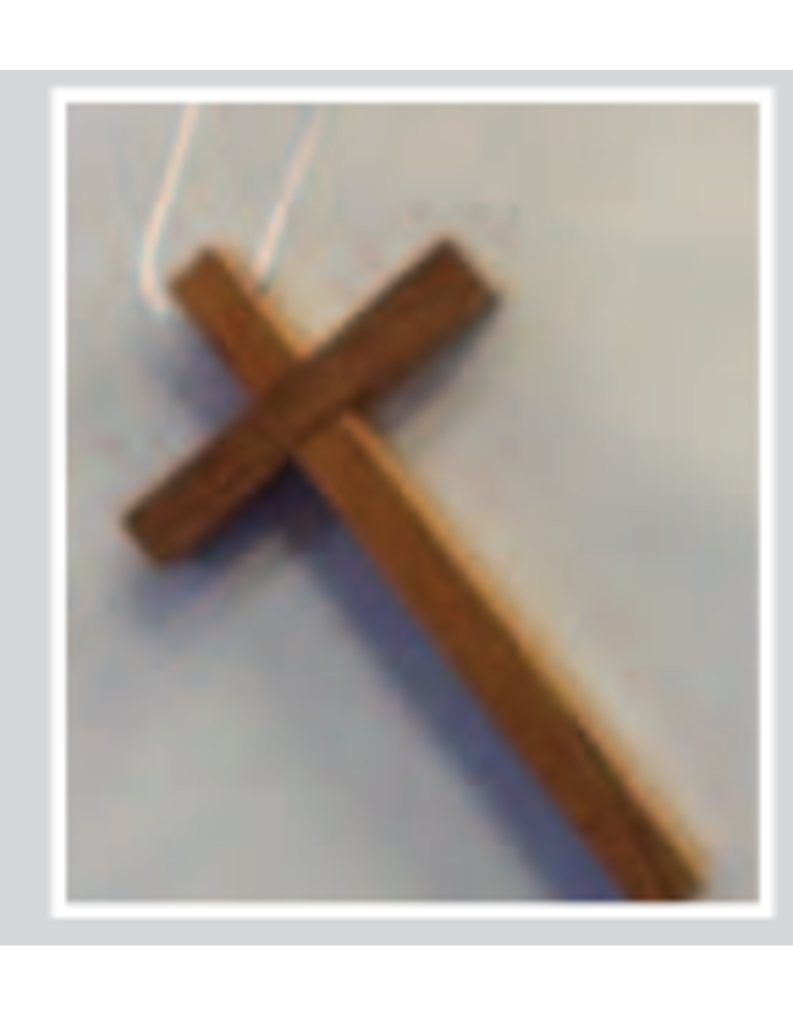 Solivari Pendant - Cross on Cord (4" Cross)