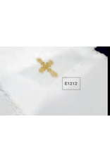 Solivari Baptism Bib - Gold Cross