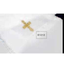 Solivari Baptism Bib - Gold Cross