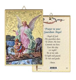 Hirten Guardian Angel Mosaic Plaque (4x6")