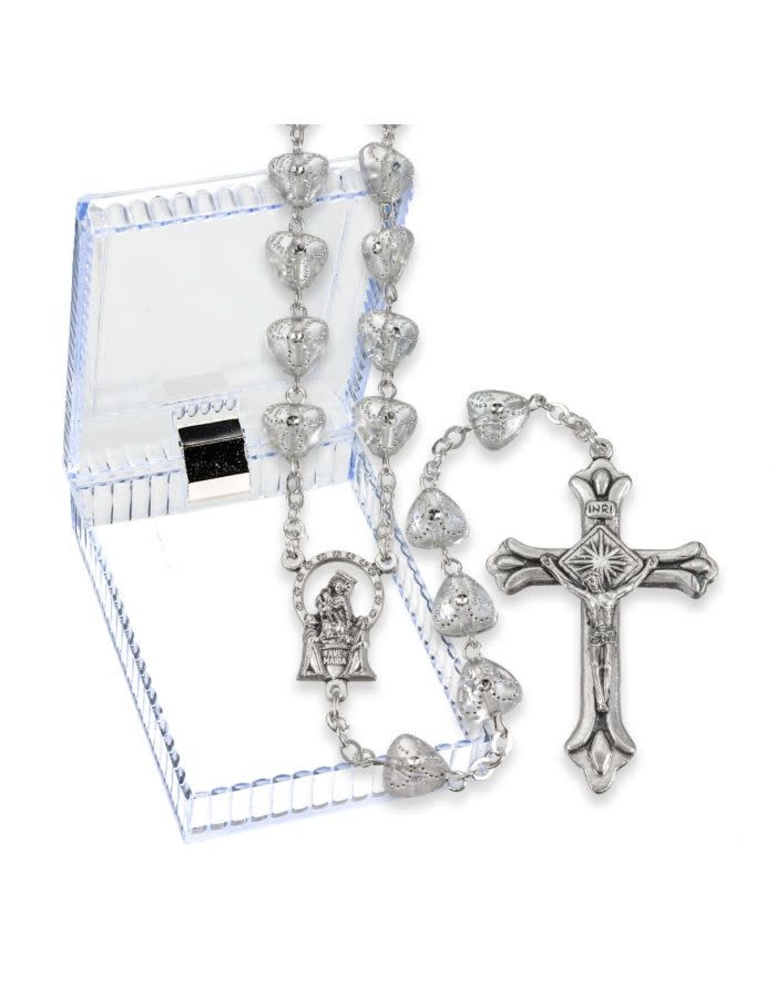 Hirten Rosary - Crystal-Look  8mm