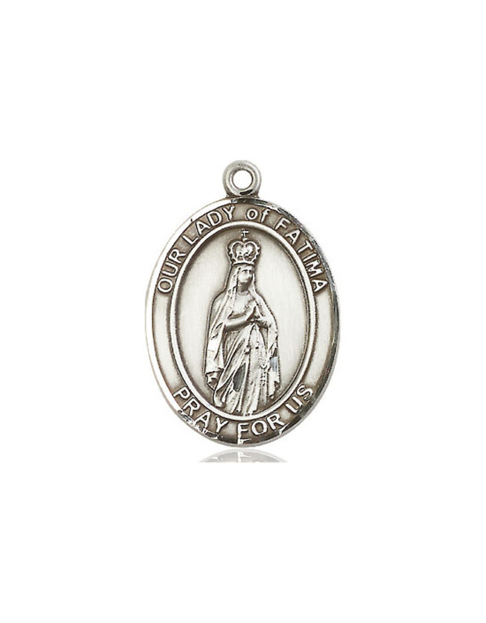 Bliss Our Lady of Fatima Medal, Sterling Silver