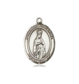 Bliss Our Lady of Fatima Medal, Sterling Silver