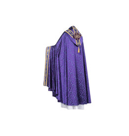 Arte Grosse Cope, Embroidered JHS Monogram, Serum, with Stole