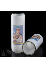 Cathedral Candle 5, 6, 7-Day Glass Globes - St. Anthony (12)