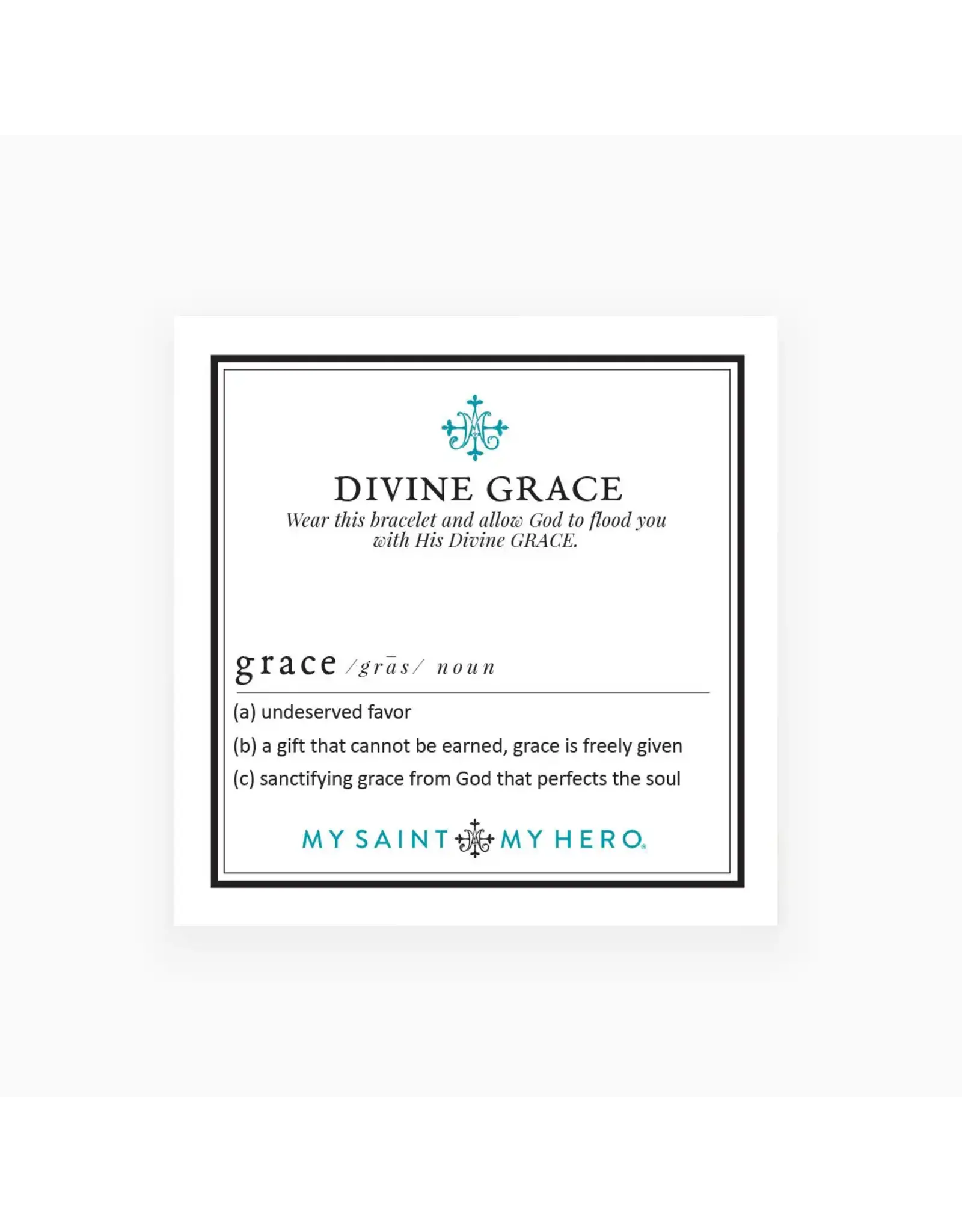 My Saint My Hero Bracelet -  Divine Grace Cross
