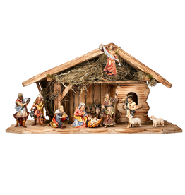 Ulpe Ulrich Nativity Set (4-3/4" Scale with 12" Stable)