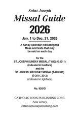 Catholic Book Publishing 2026 Guide for the St. Joseph Missal