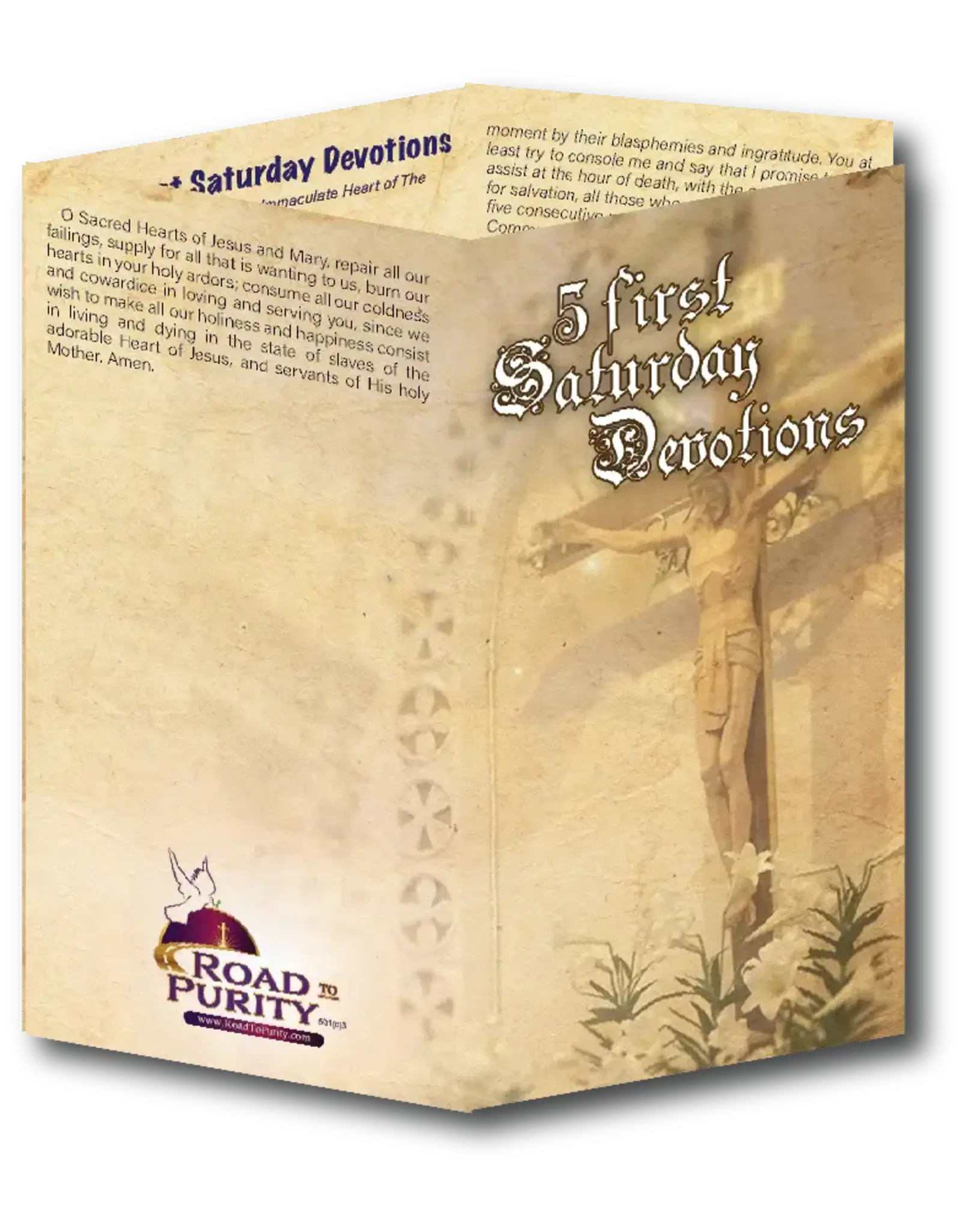 Road to Purity 5 First Saturday Devotions (6x3 Folded)
