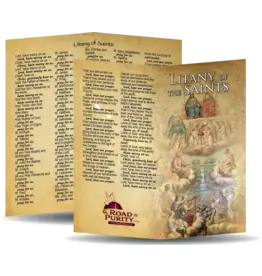 Road to Purity Litany of the Saints Card (6x3 Folded)