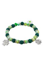 Hirten Rosary Bracelet with St. Patrick Medals