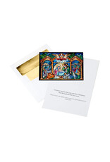 Vermont Christmas Company Boxed Christmas Cards - Stained Glass Nativity (15)