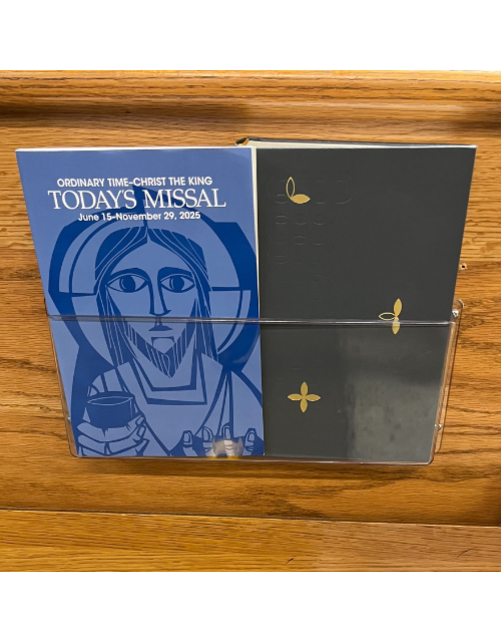 Flynn Pew Rack for Books, Acrylic