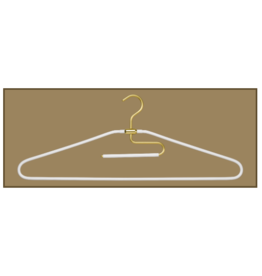 Flynn Deluxe Vestment Hanger with Stole Hook