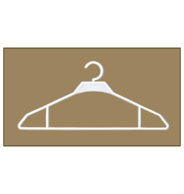 Flynn Hanger, Plastic, Large