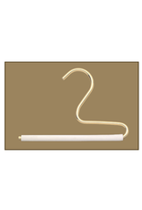 Flynn White Grip Stole Hanger