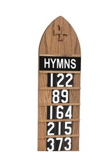 Flynn Hymn Board, Dark Oak Finish, Extra Large 15.5"Wx46.5"H