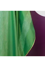 Vebi Chasuble, Wool/Silk, Green