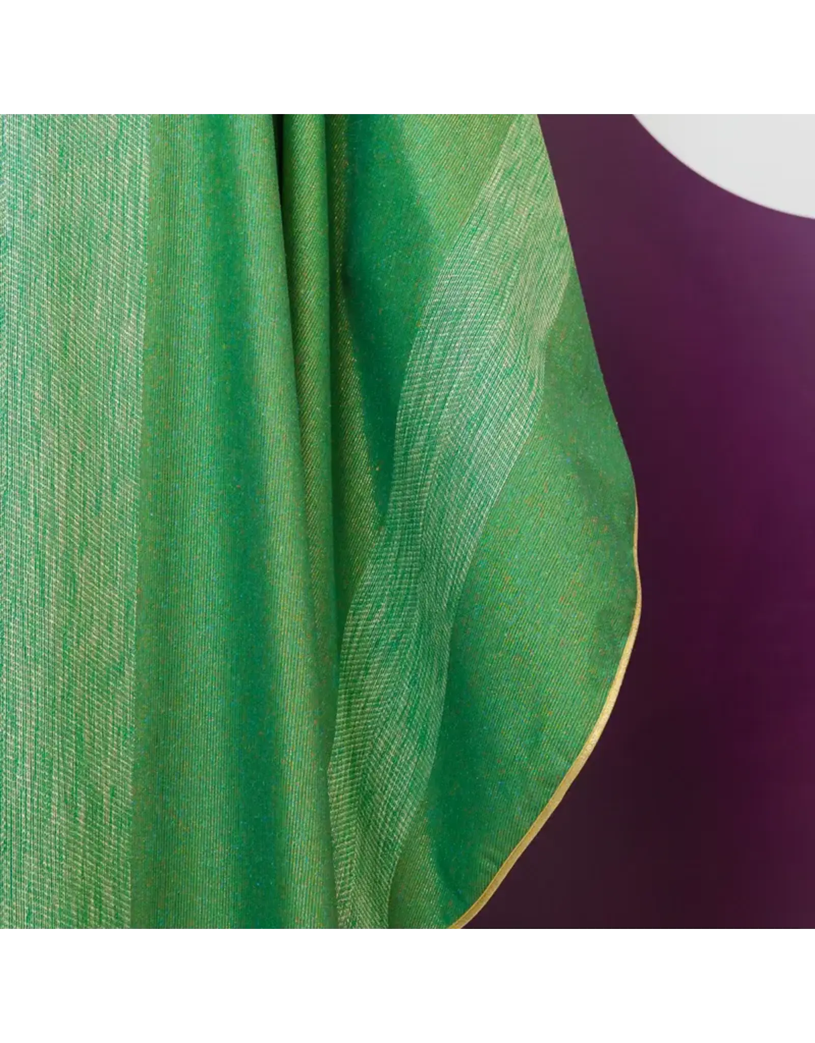 Vebi Chasuble, Wool/Silk, Green