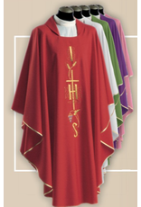 Solivari Chasuble 358 Misto Lana Fabric, IHS -