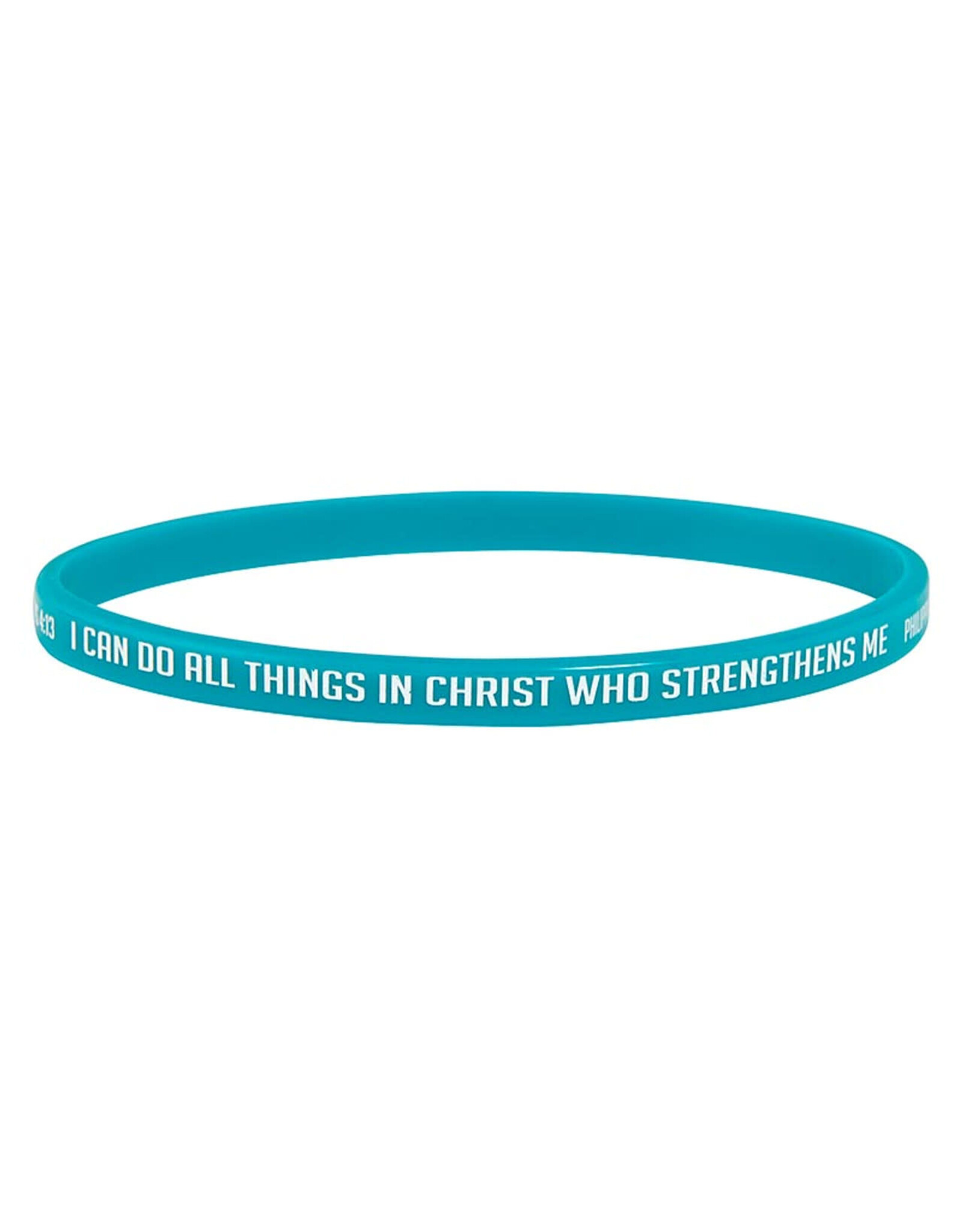 Threads of Faith Silicone Bracelet - Scripture Verses - 4pc